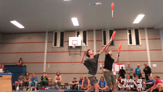 Combat juggling exists, and it is damn entertaining